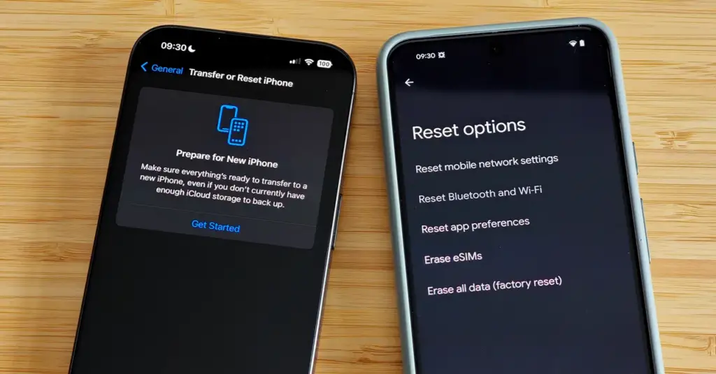 Things to Consider Before Performing a Factory Reset: