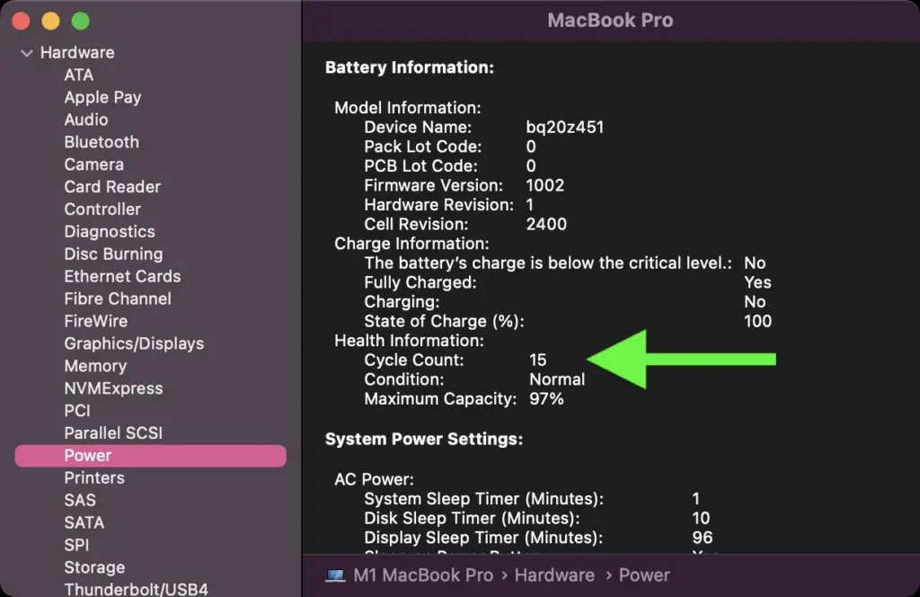 How to Check Your MacBook Battery Health and Cycle Count: