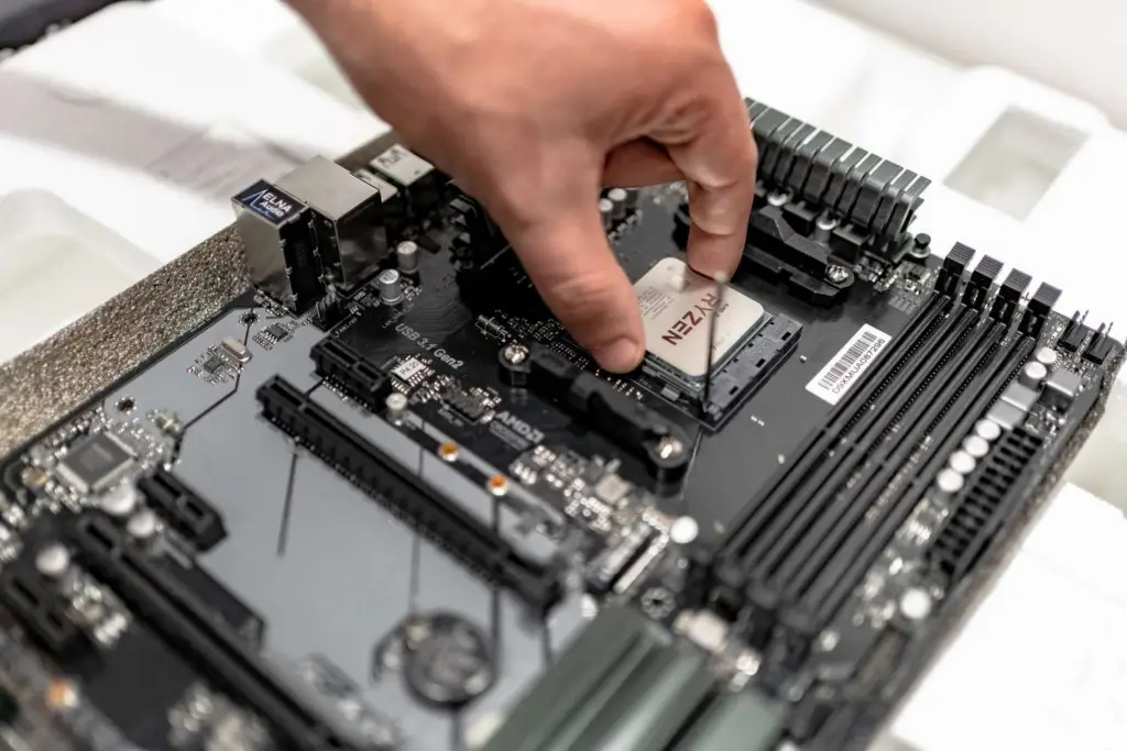 Inspect the Motherboard and Internal Components: