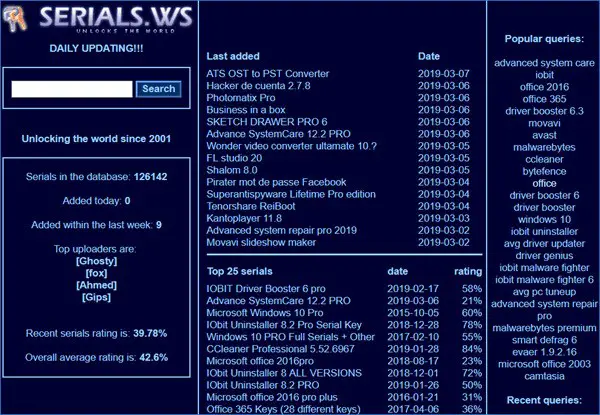 Register Your Serial Number on Online Lost & Found Databases