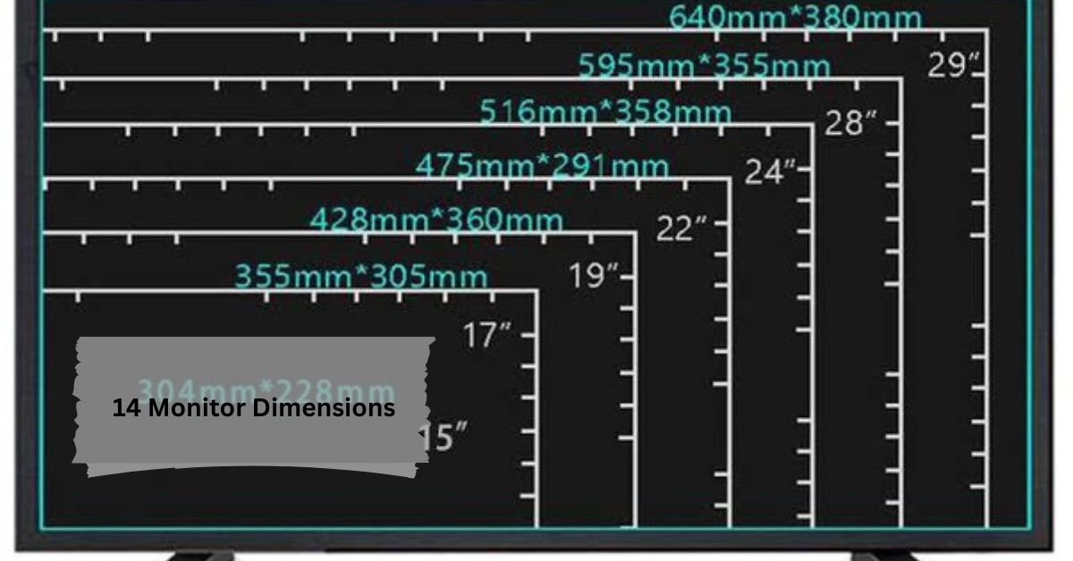 14 Monitor Dimensions