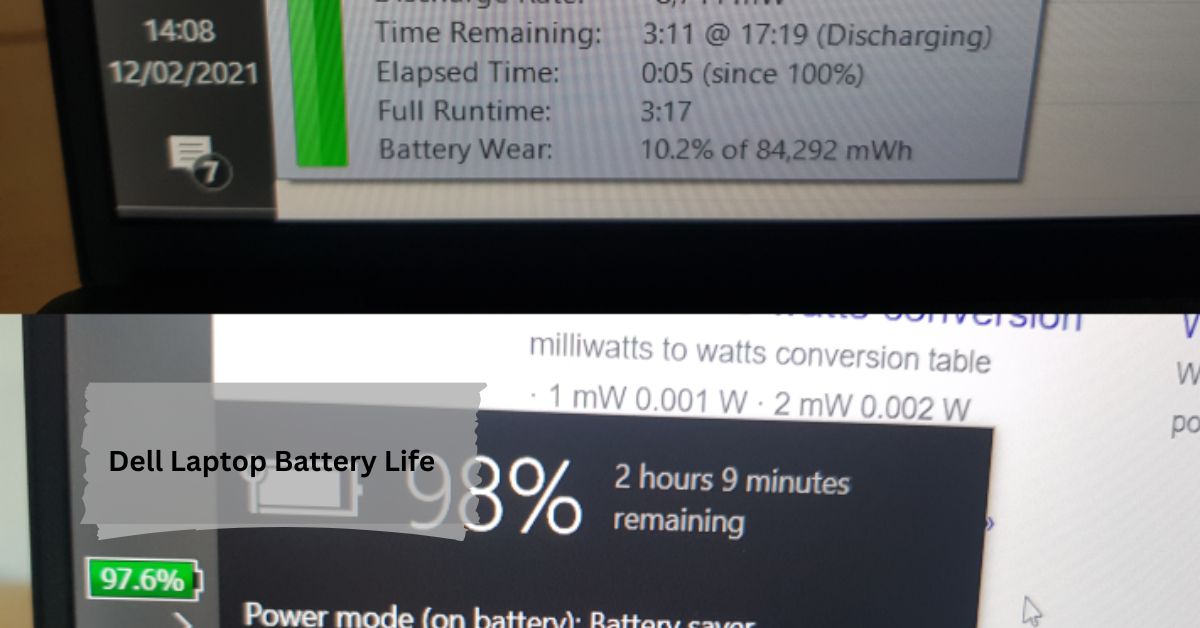 Dell Laptop Battery Life