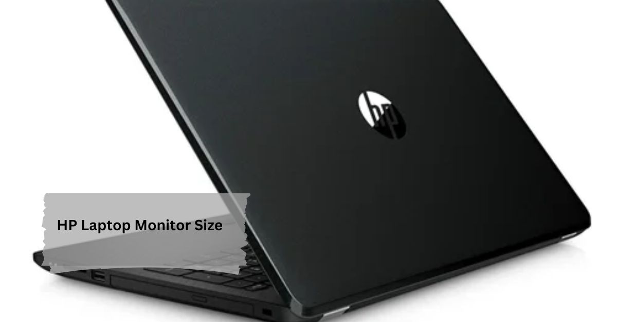 HP Laptop Monitor Size