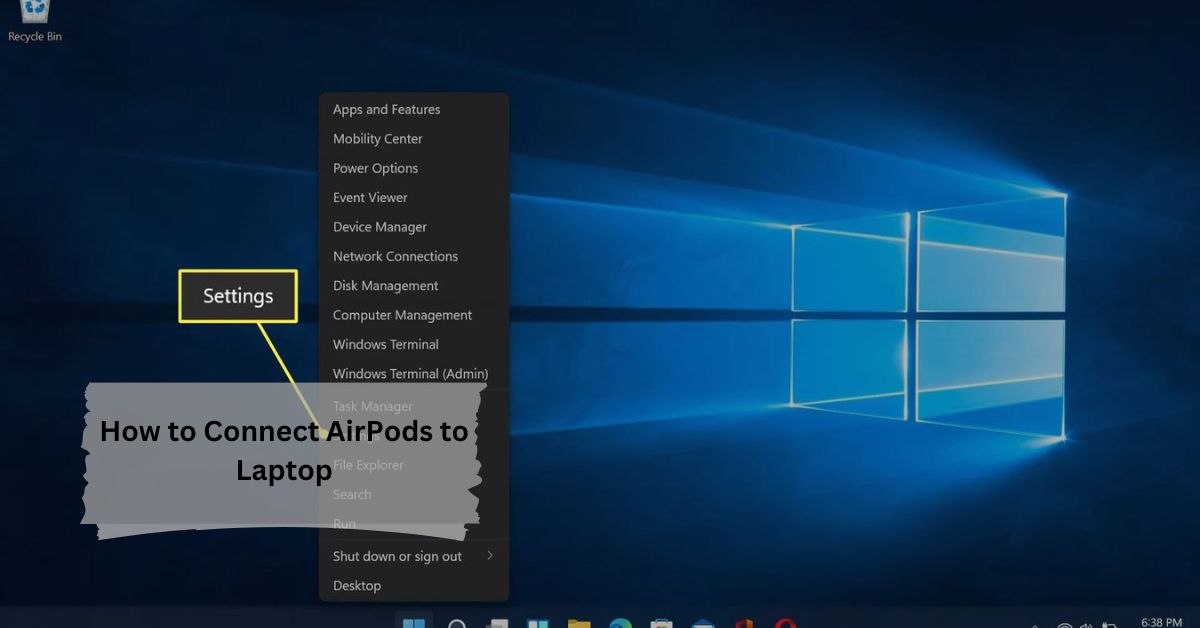 How to Connect AirPods to Laptop