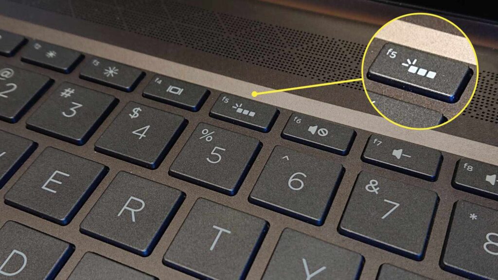 Method 1: Turning Off the Keyboard Light Using Keyboard Shortcuts