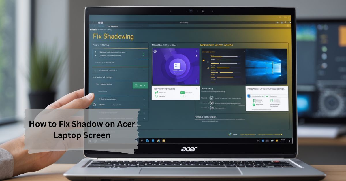 How to Fix Shadow on Acer Laptop Screen